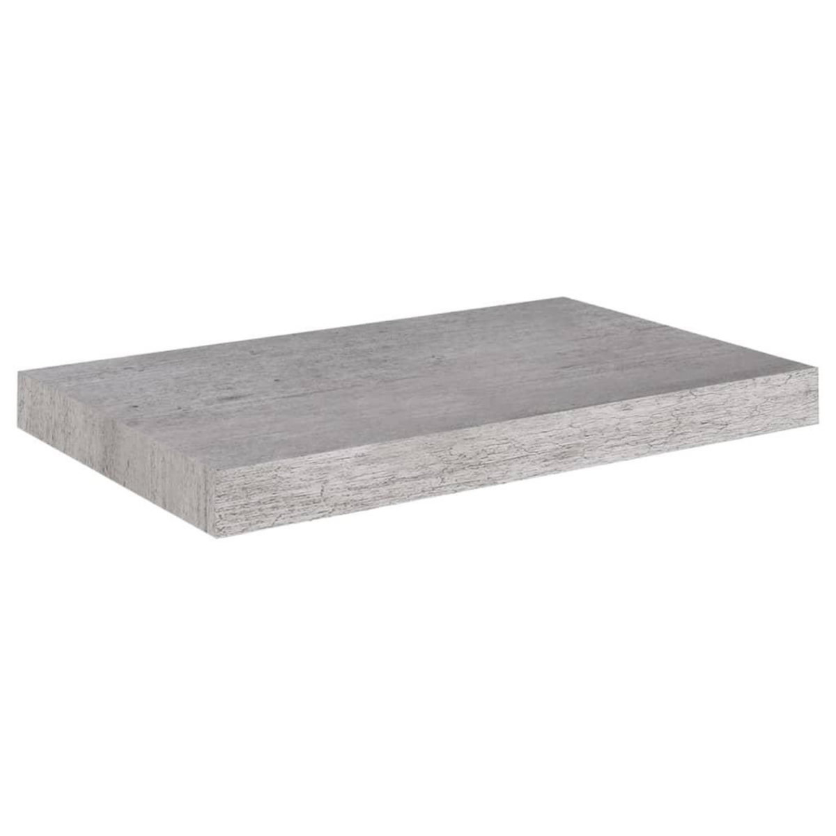 VIDAXL Etageres murales flottantes 4 pcs gris beton 50x23x3,8 cm MDF