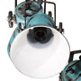 Voir la diapositive 4 : VIDAXL Lampe suspendue 25 W bleu delave 30x30x100 cm E27