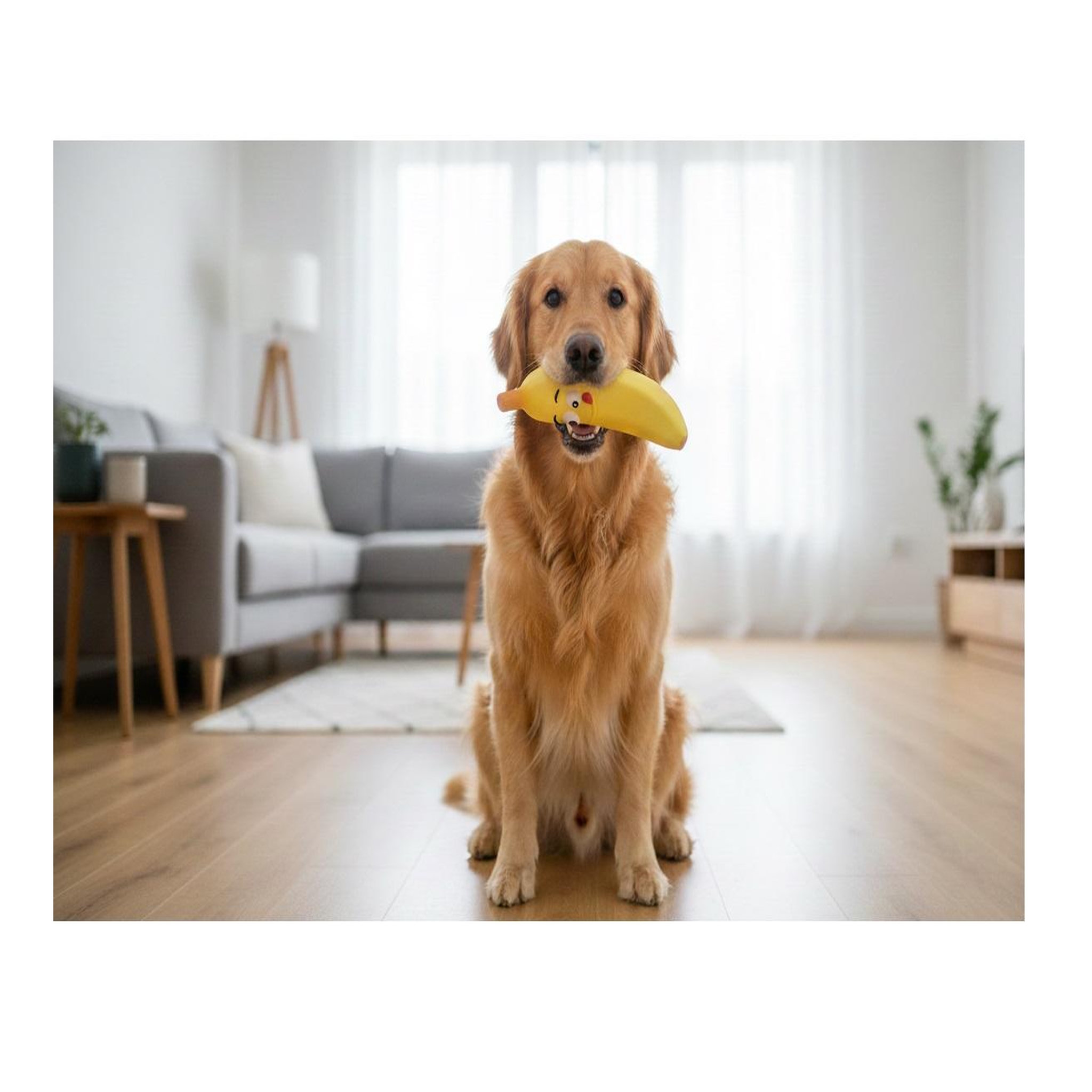 Voir la diapositive 4 : Eden Jeu pour chien fruco la banane sonore