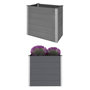 Voir la diapositive 1 : VIDAXL Lit sureleve de jardin WPC 100x50x91 cm Gris