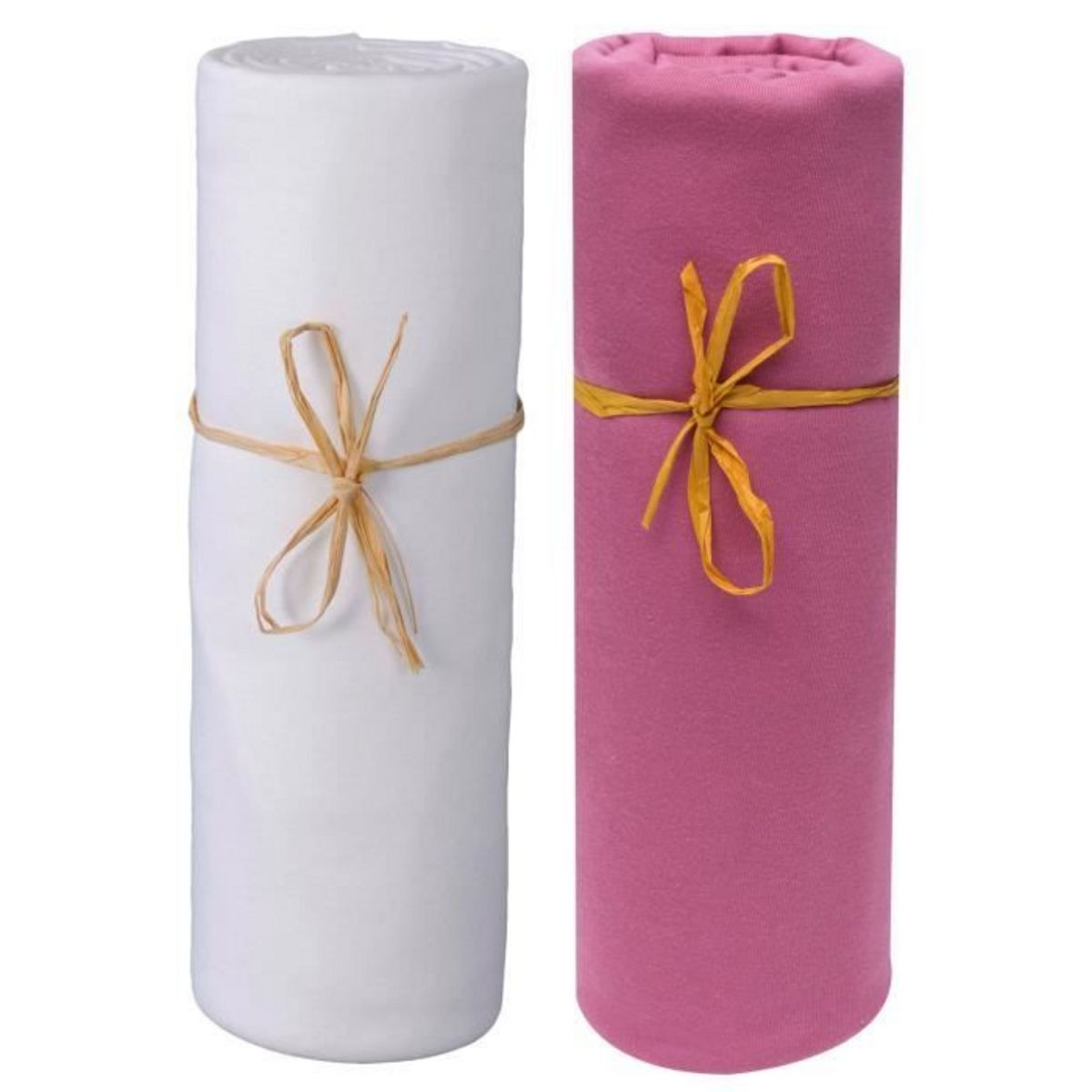 PTIT BASILE Lot x2 draps housse jersey extensible coton Bio 