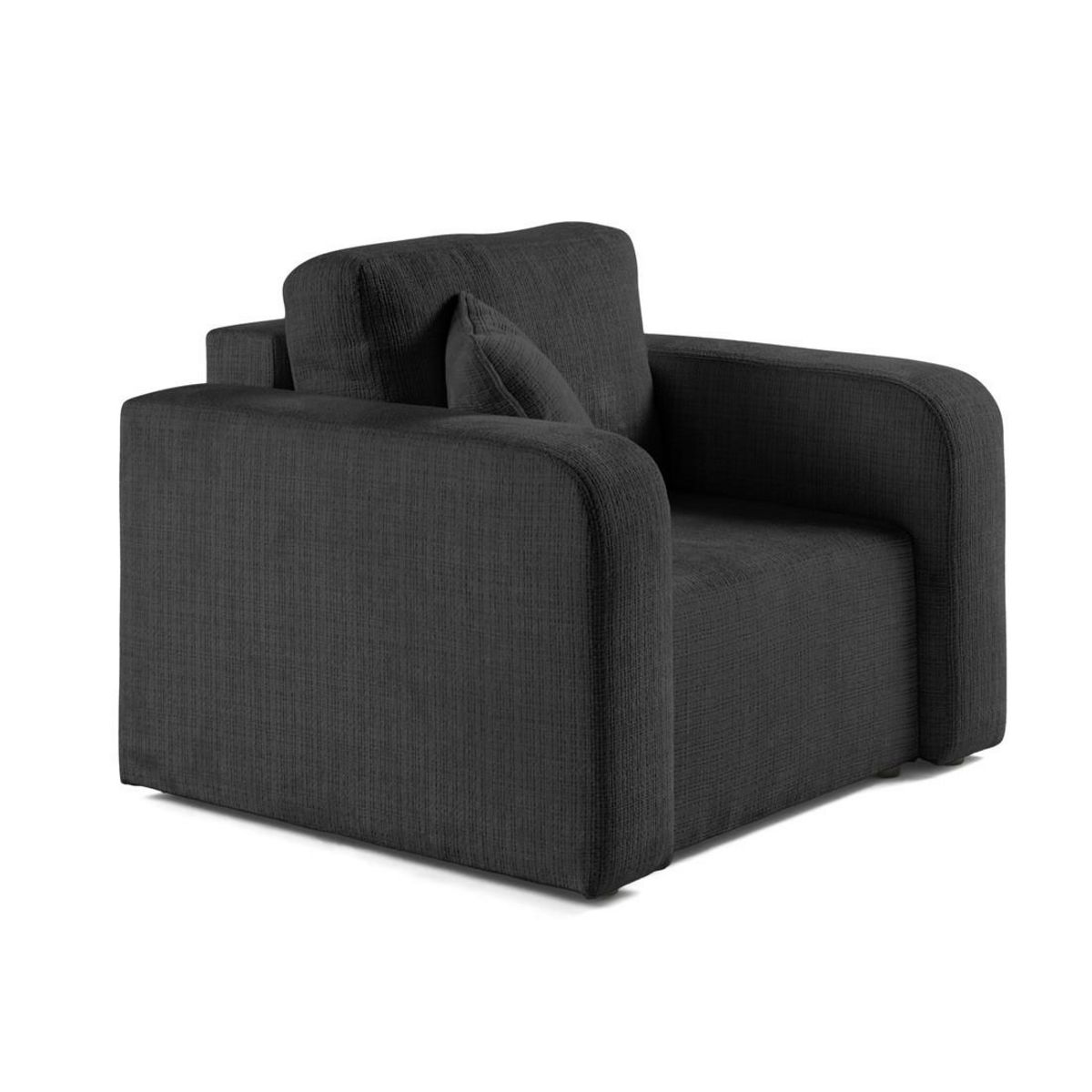 BEST MOBILIER Miro - fauteuil en velours texturé