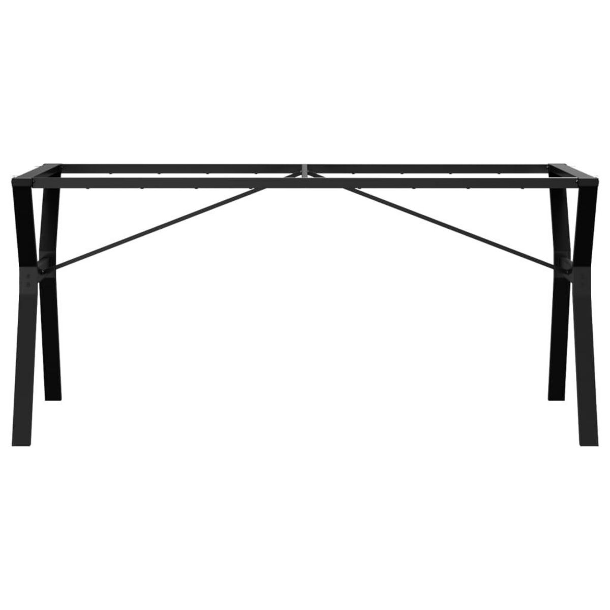 VIDAXL Pieds de table a manger cadre en Y 160x80x73 cm acier