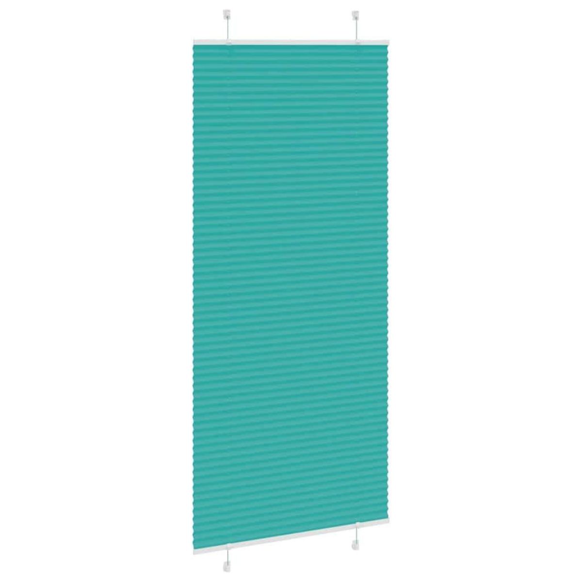 VIDAXL Store plisse vert petrole 100x200cm largeur du tissu 99,4 cm
