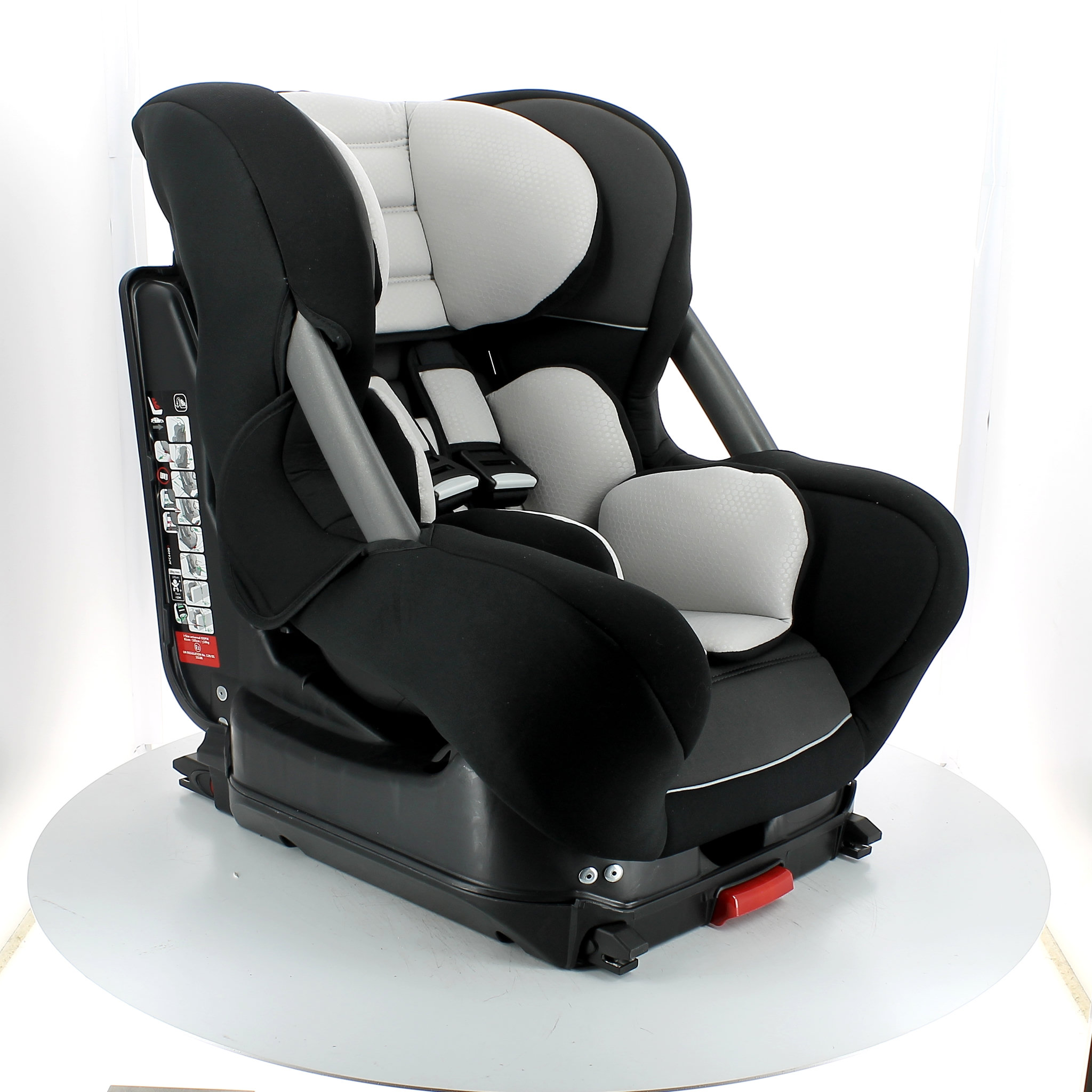 Voir la diapositive 2 : AUCHAN BABY Siège auto bébé groupe 0+/1 A200 Eris i-Size de 61-87 cm