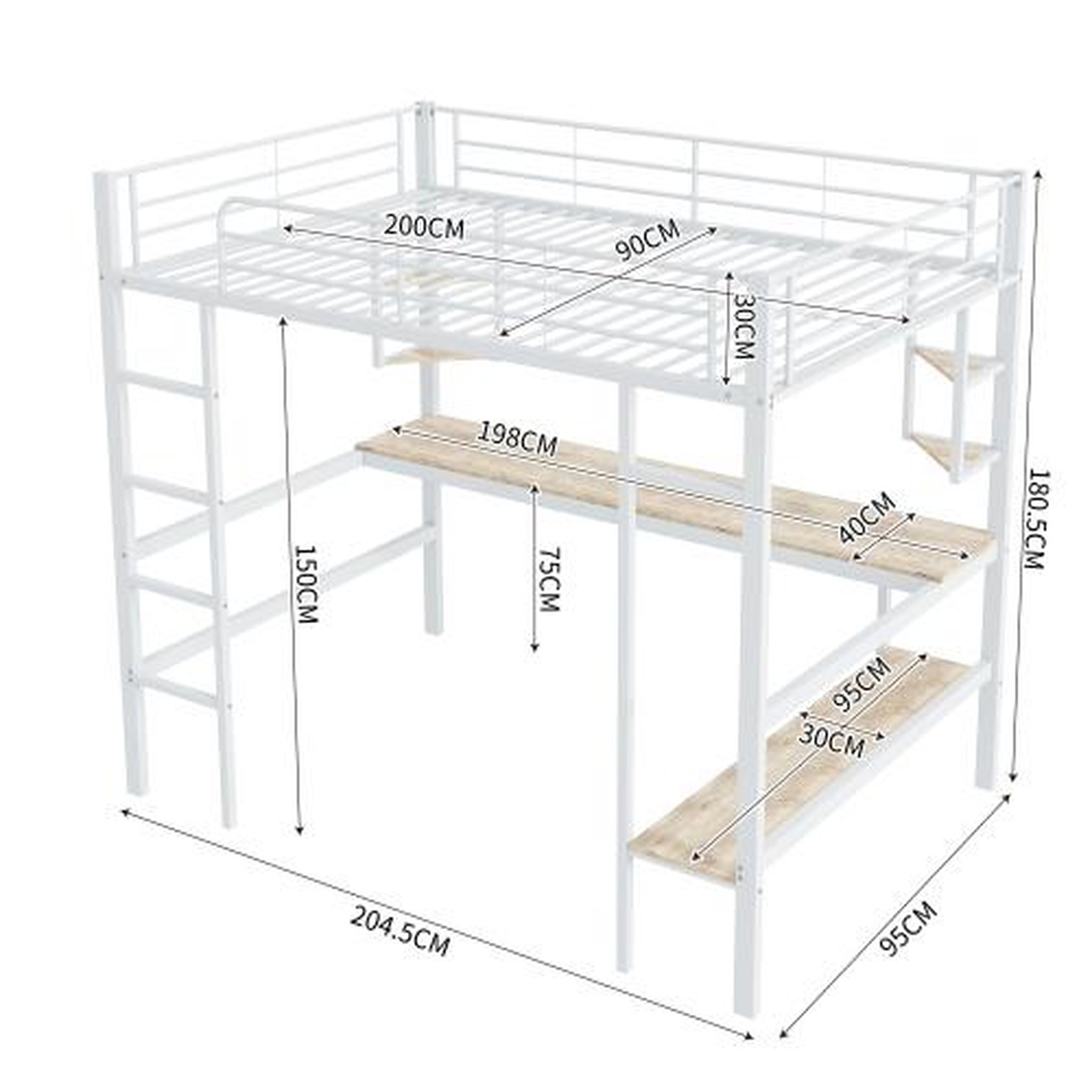 Voir la diapositive 3 : MERAX Lit mezzanine