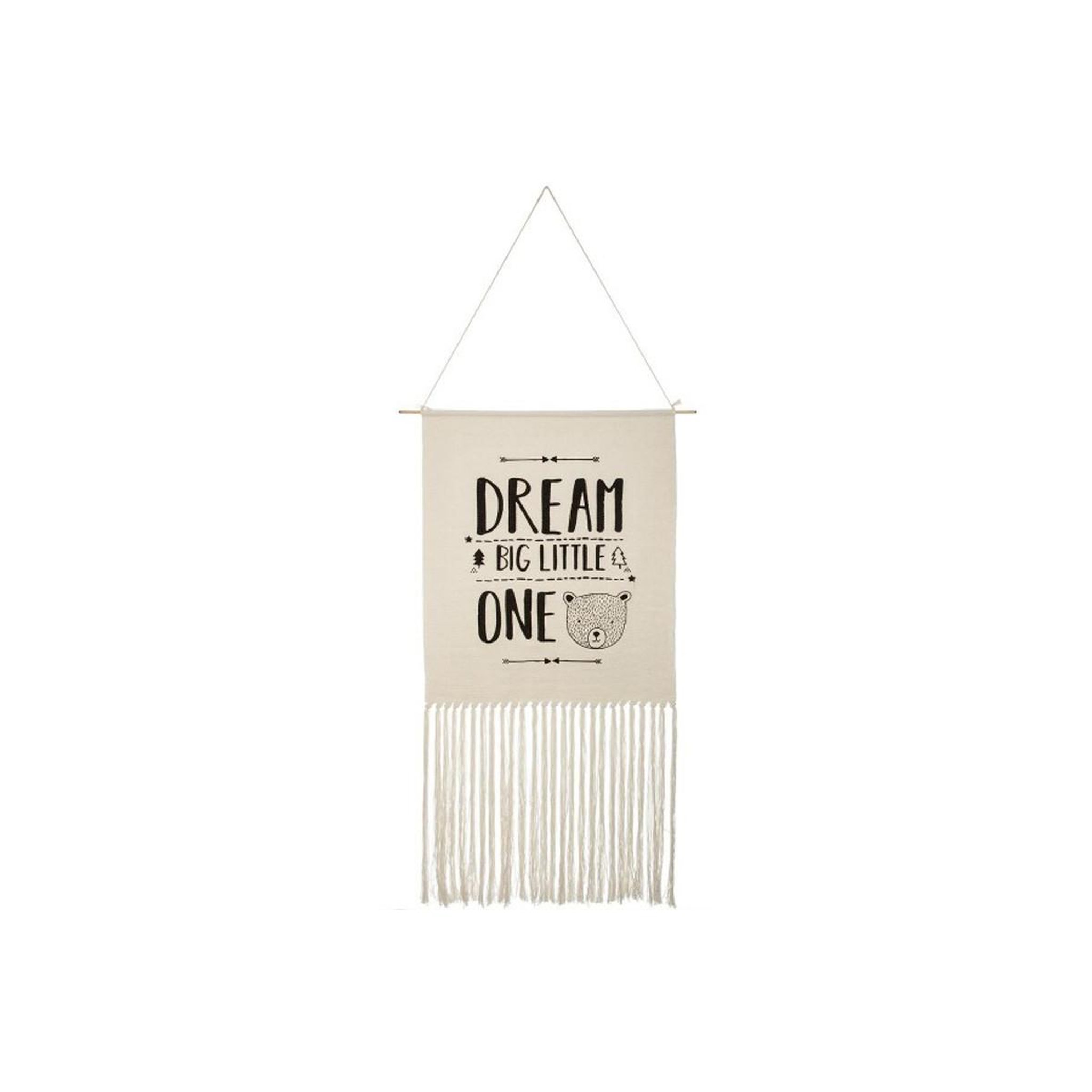 Voir la diapositive 1 : Atmosphera Kids Tissage mural à suspendre  dreams  109cm beige