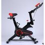 O'Fitness Vélo d'appartement spinning - O'Fitness - Compteur 5 fonctions - Roue d'intertie : 6 Kg