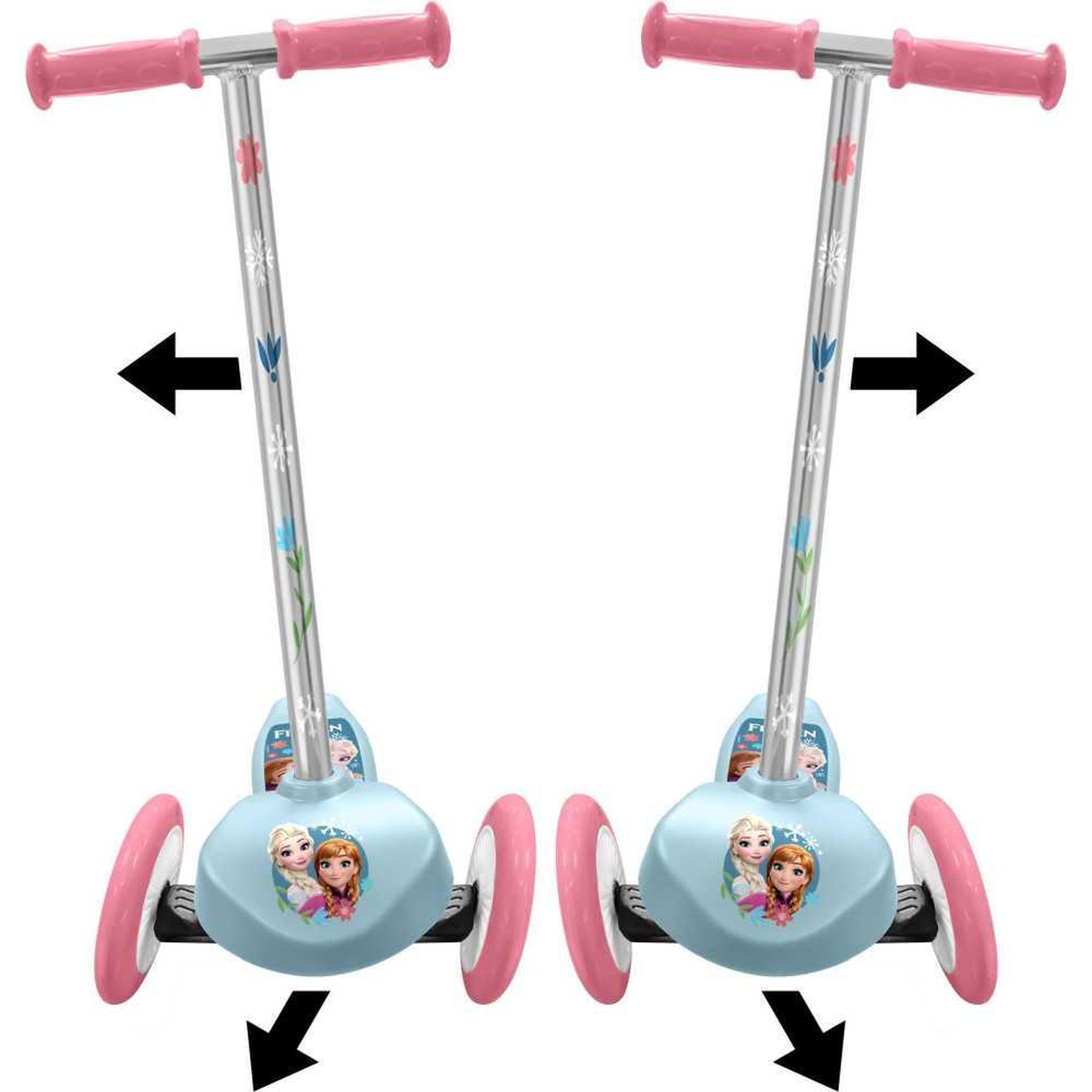 Voir la diapositive 4 : REINE DES NEIGES Trottinette enfant steering - LA REINE DES NEIGES - RN246045 - 3 roues - Bleu