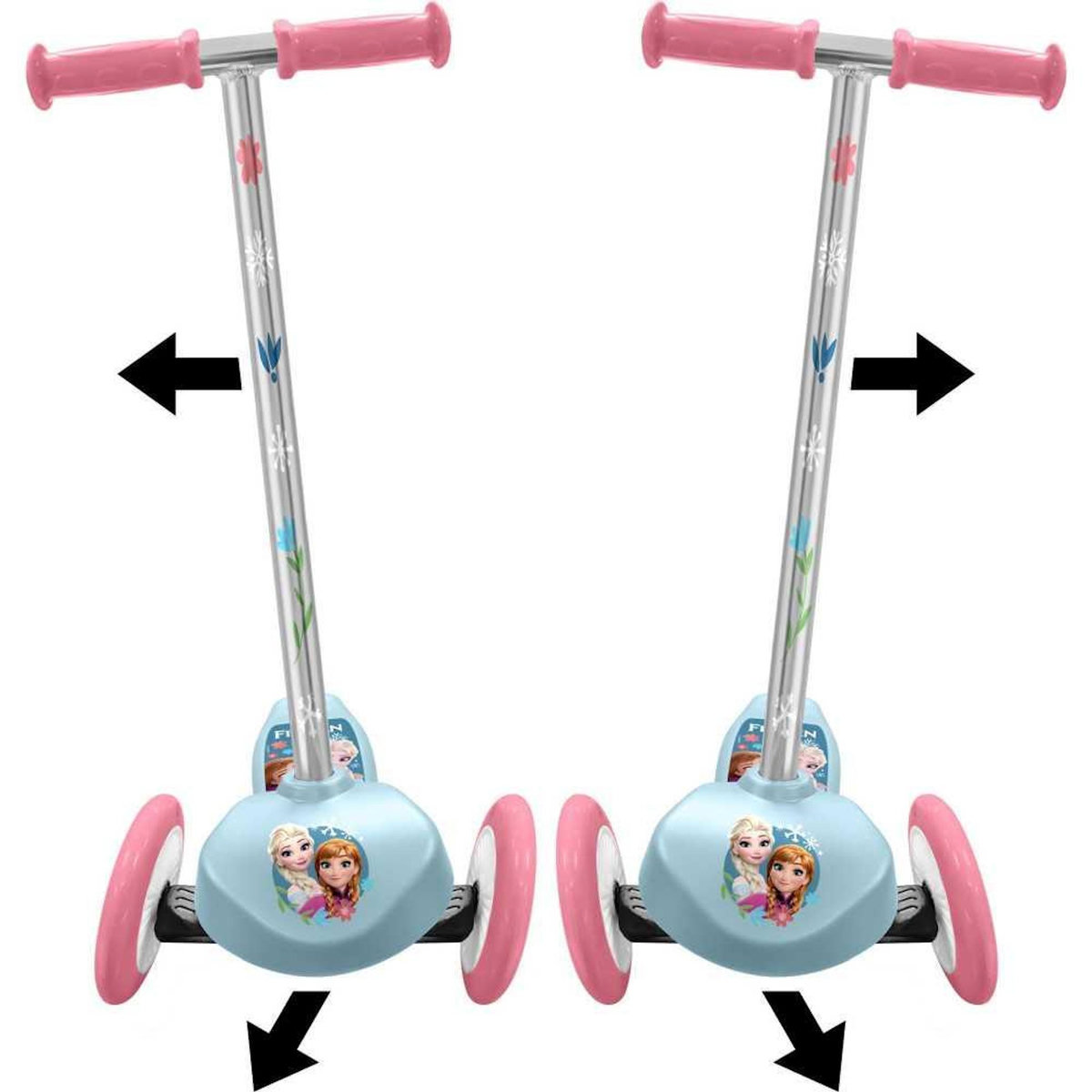 REINE DES NEIGES Trottinette enfant steering - LA REINE DES NEIGES - RN246045 - 3 roues - Bleu