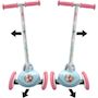 Voir la diapositive 4 : REINE DES NEIGES Trottinette enfant steering - LA REINE DES NEIGES - RN246045 - 3 roues - Bleu