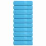 Voir la diapositive 1 : VIDAXL Serviettes de bain 10pcs turquoise 100x150cm 360g m² 100% coton