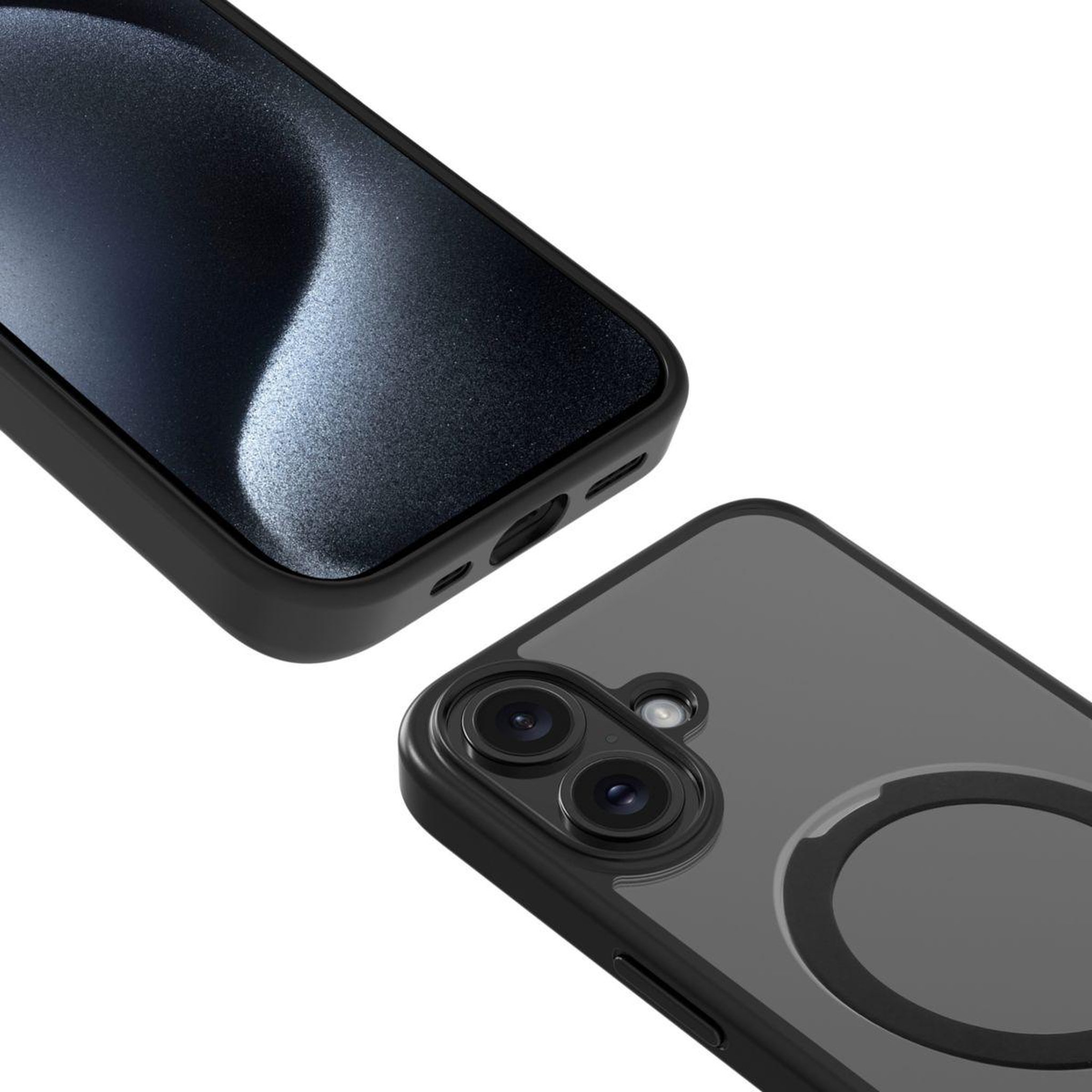 Voir la diapositive 3 : ADEQWAT Coque iPhone 16 Plus magnétique Stand