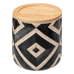 FIVE Pot à Coton  Canvas  11cm Multicolore