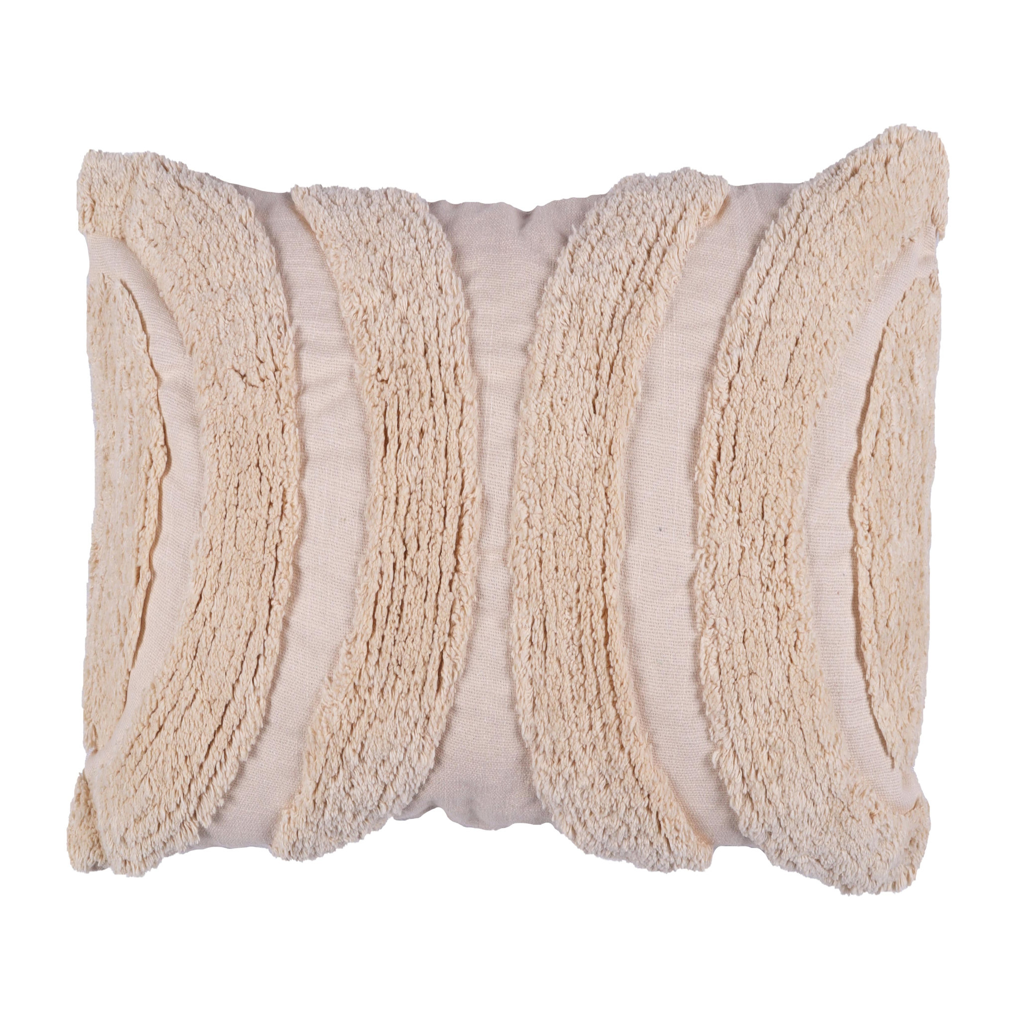 ACTUEL Coussin déco effet tufté CURVES