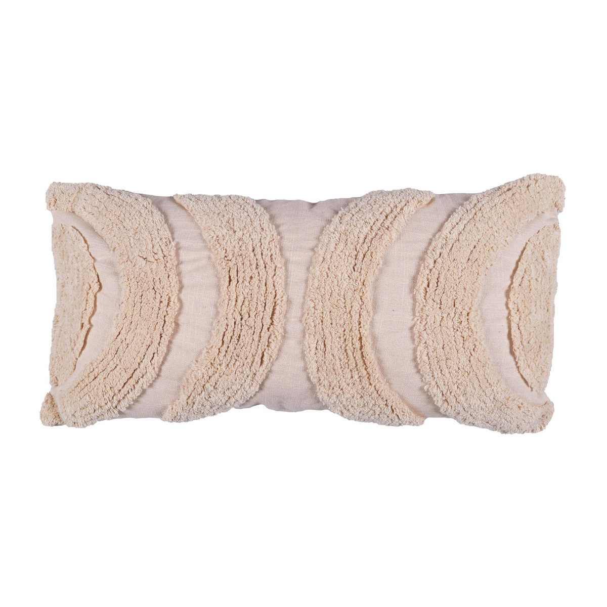 ACTUEL Coussin déco effet tufté CURVES