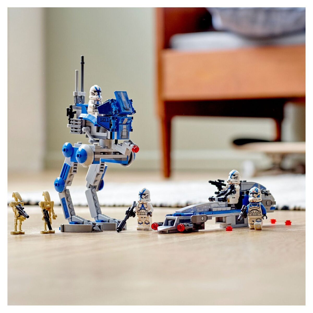 LEGO Star Wars 75280 - Les Clone troopers de la 501ème légion et Marcheur AT-RT