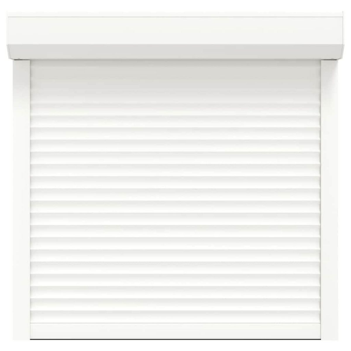 VIDAXL Volet roulant aluminium 100x100 cm blanc