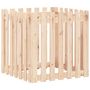Voir la diapositive 4 : VIDAXL Jardiniere avec design de cloture 70x70x70 cm pin massif