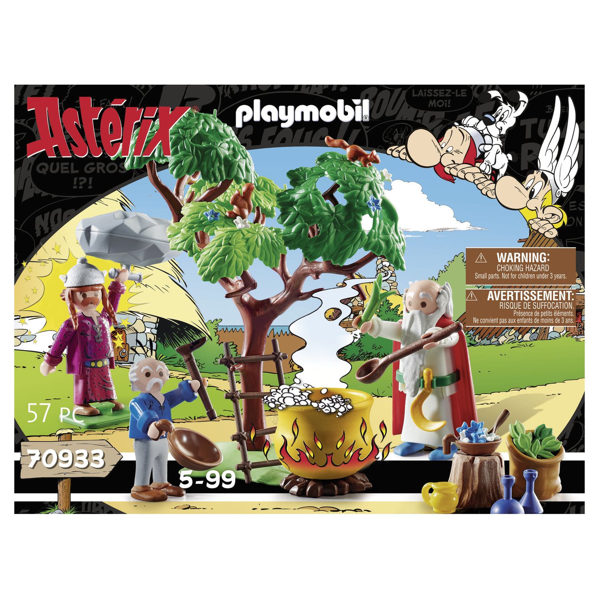 Voir la diapositive 2 : PLAYMOBIL 70933 - Astérix : Panoramix le chaudron de potion magique 
