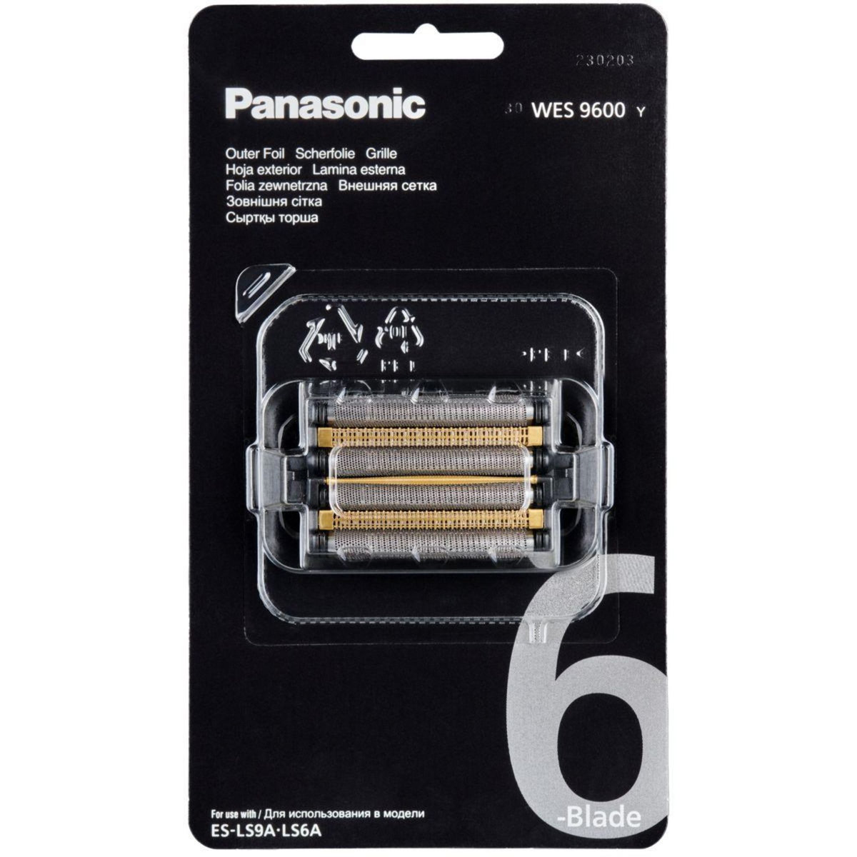 PANASONIC Grille de rasoir grille et lames x6 WES9600Y1361