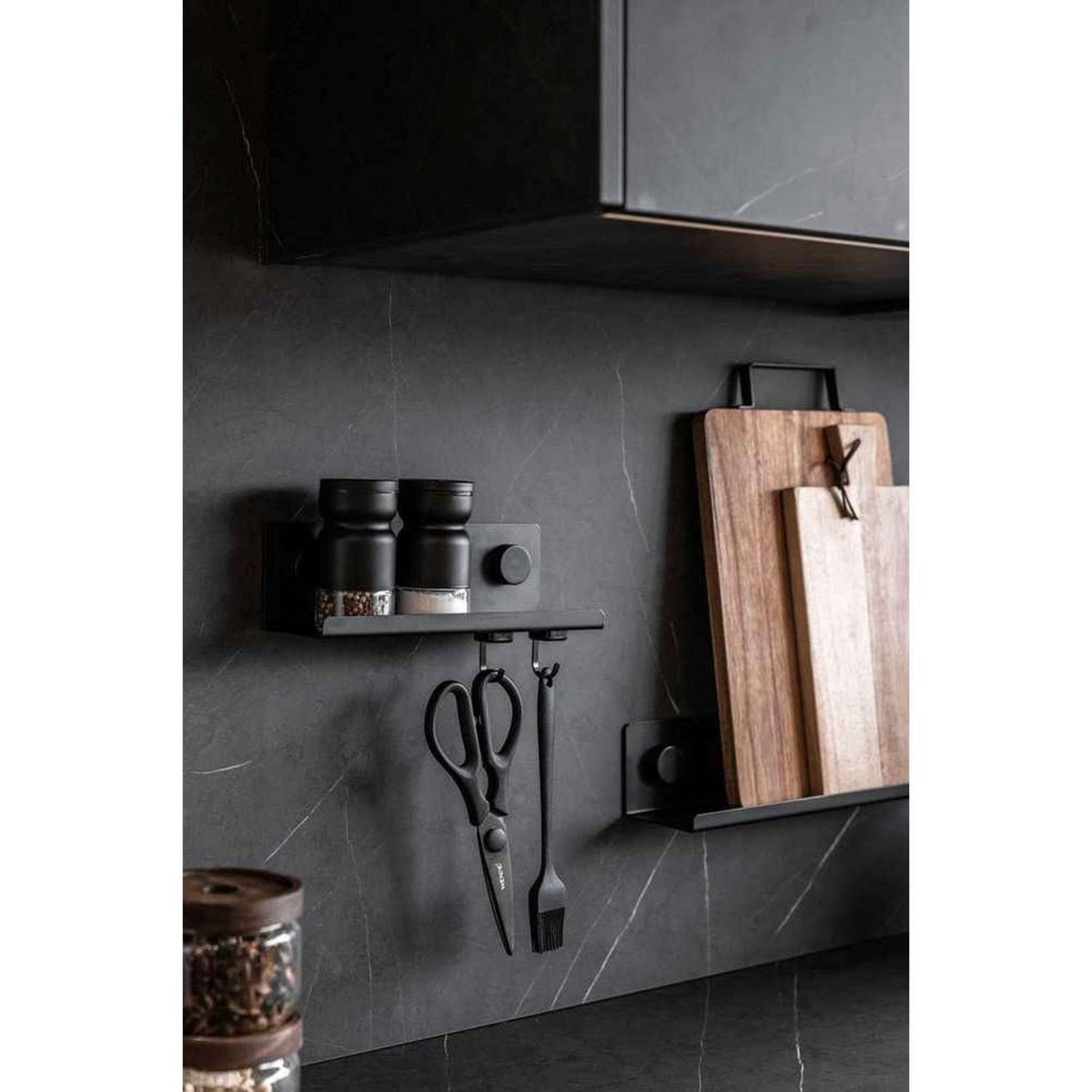 Wenko Étagère à épices  en métal - Noir