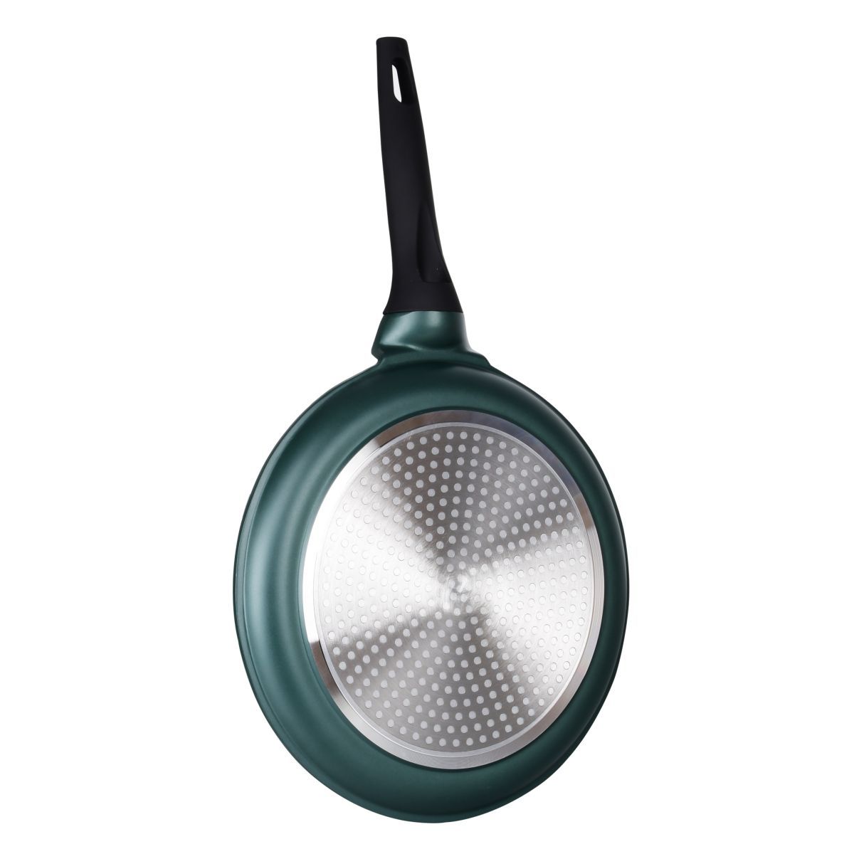 Crêpière 28cm en fonte d'aluminium vert