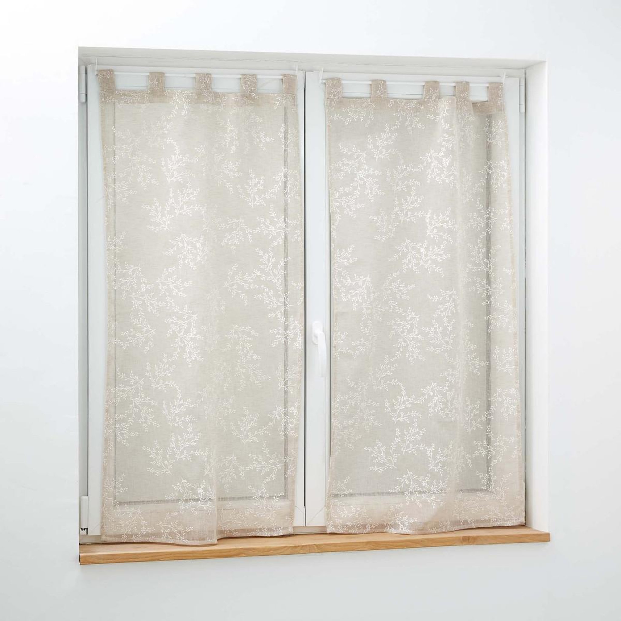 Douceur d'Intérieur Paire de voilages  karla  60x120cm taupe