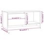 Voir la diapositive 6 : VIDAXL Meuble TV gris beton 90x35x40 cm bois d'ingenierie