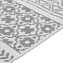 VIDAXL Tapis Gris et blanc 160x230 cm Coton