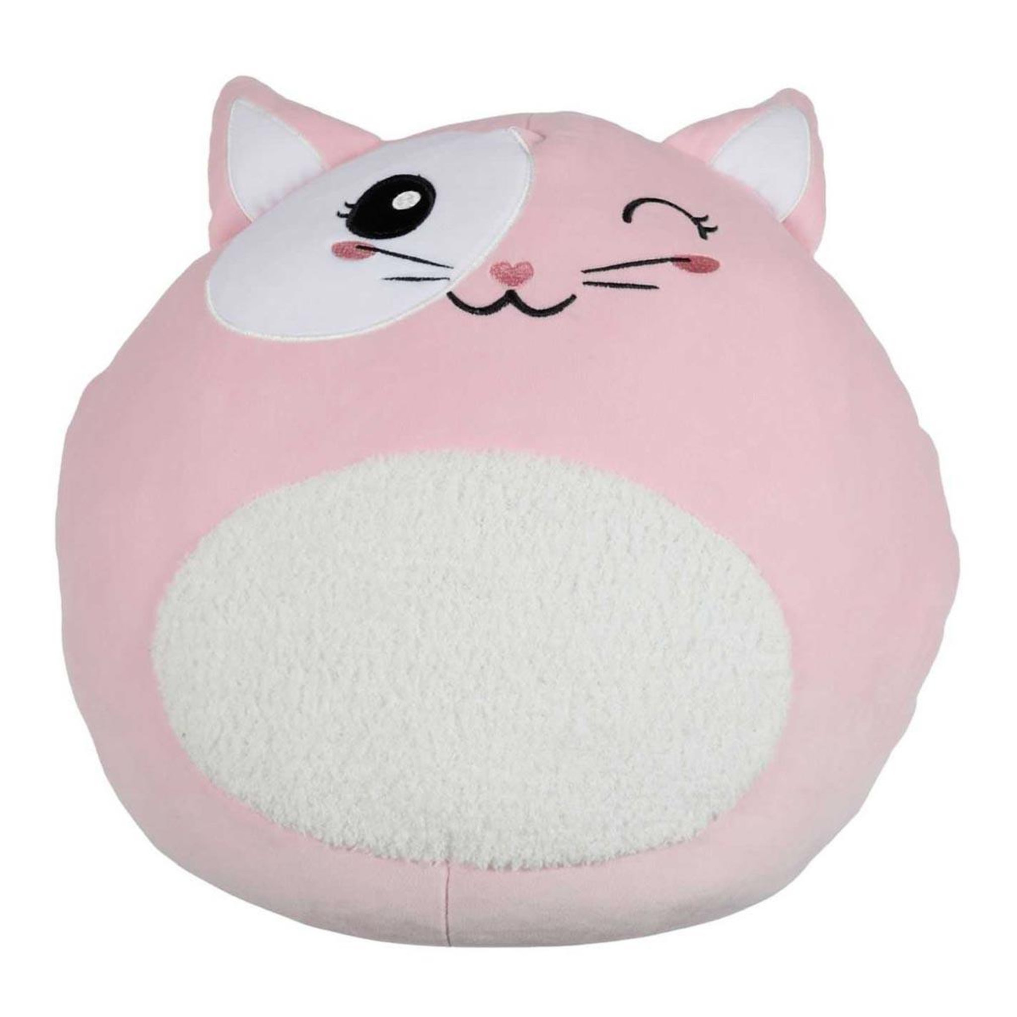 The concept Factory Peluche enfant chat  kawaii  42cm rose