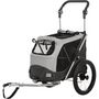 Voir la diapositive 2 : Trixie TRIXIE Remorque de velo pour chiens M Gris