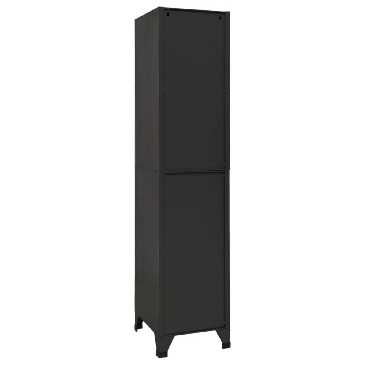 VIDAXL Armoire a casiers Anthracite 38x45x180 cm Acier