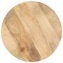 Voir la diapositive 3 : VIDAXL Table d'appoint 45x (45-62) cm Bois de manguier massif et fonte