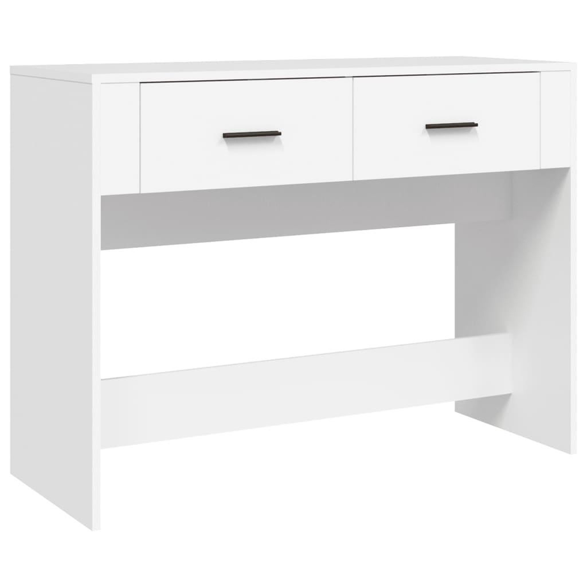 Voir la diapositive 2 : VIDAXL Table console Blanc 100x39x75 cm Bois d'ingenierie
