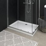VIDAXL Receveur de douche avec picots Blanc 70x100x4 cm ABS