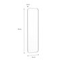 Voir la diapositive 4 : SWEEEK Miroir rectangulaire acier - 2 tailles possibles 60 x 90 x 1,8 cm / 34 x 119 x 1,8 cm - Harold