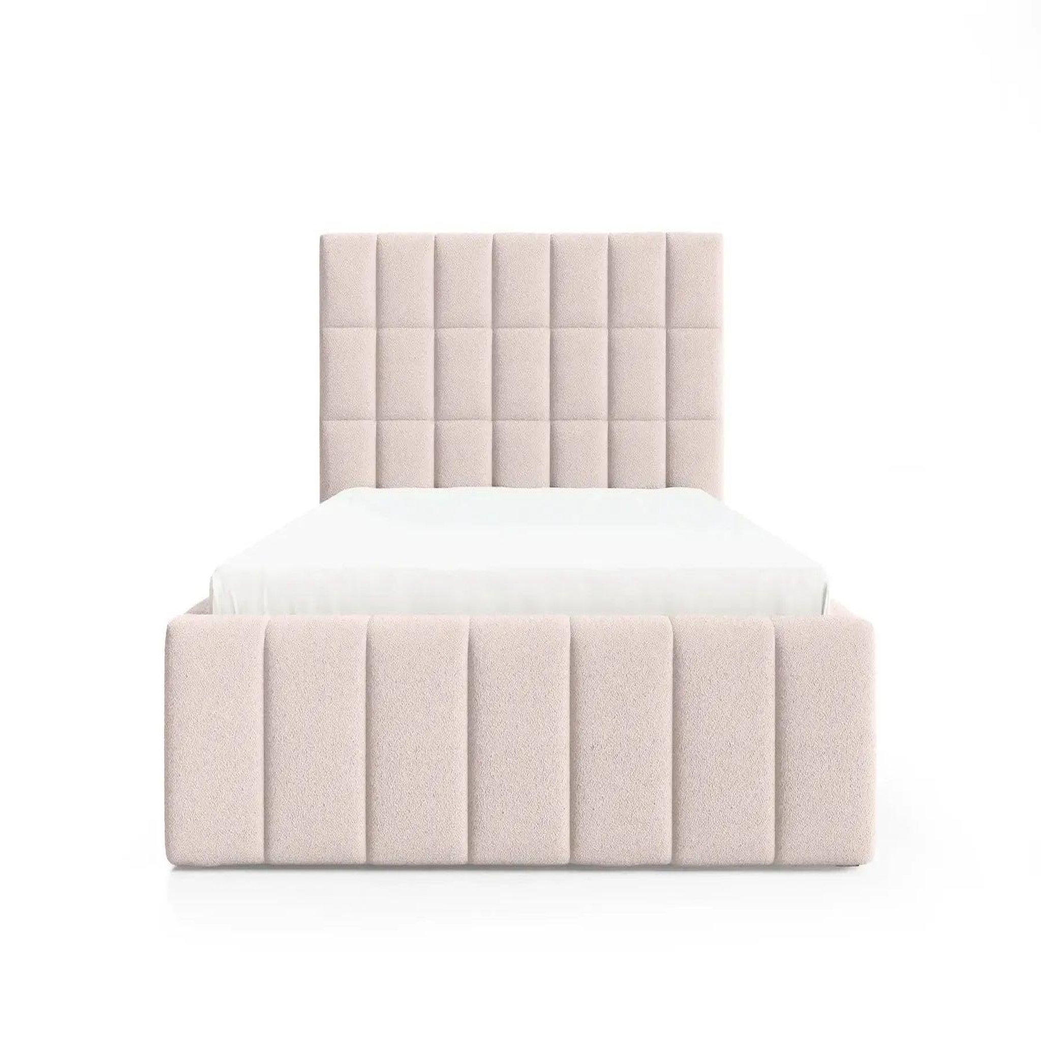 Voir la diapositive 1 : CASANOVA PARIS Florence - lit coffre tissu chenille