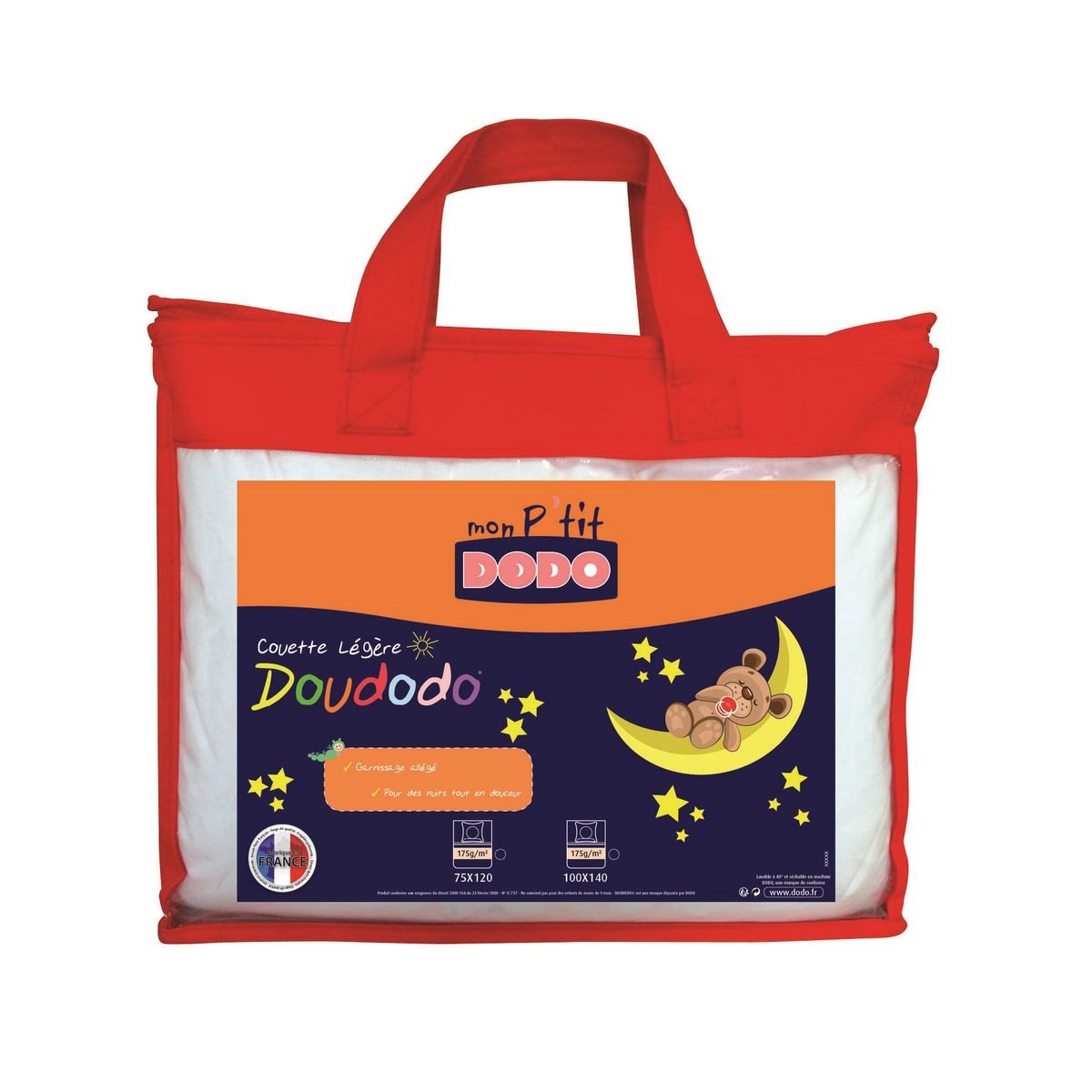 DODO Couette petit enfant légère DODO DOUDOU 175 g/m²
