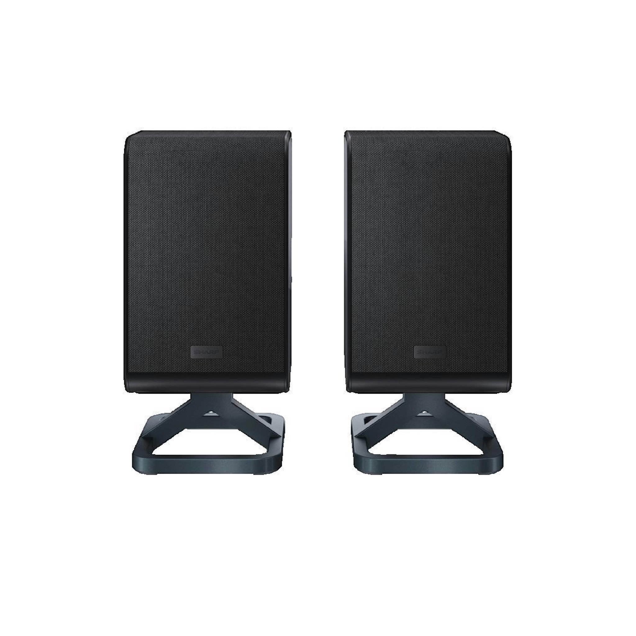 Voir la diapositive 2 : Sharp Haut-parleurs arrière sans fil Sharp HT-SPR52021(BK) 200W