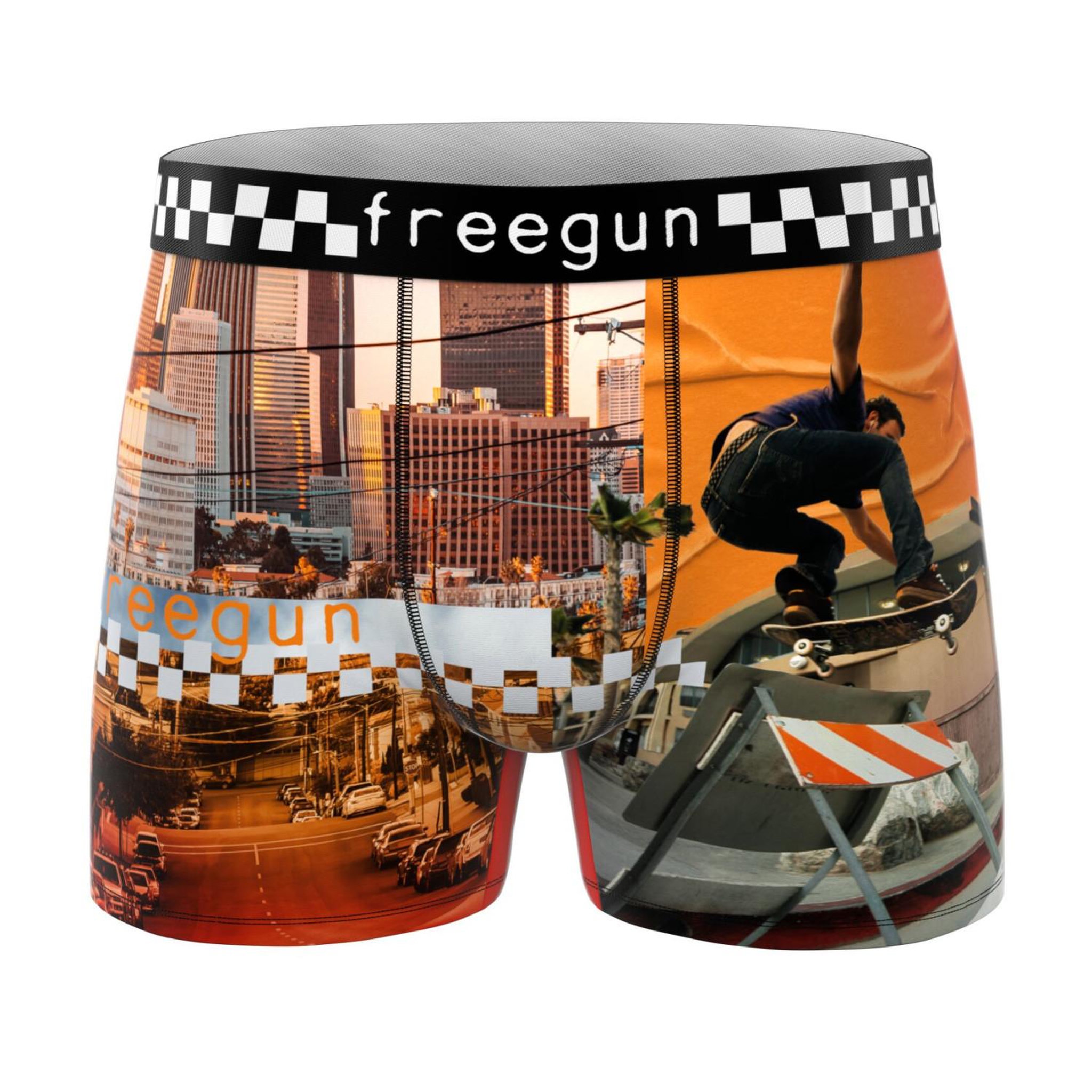 Voir la diapositive 5 : FREEGUN Lot de 3 boxers enfant California Vibes