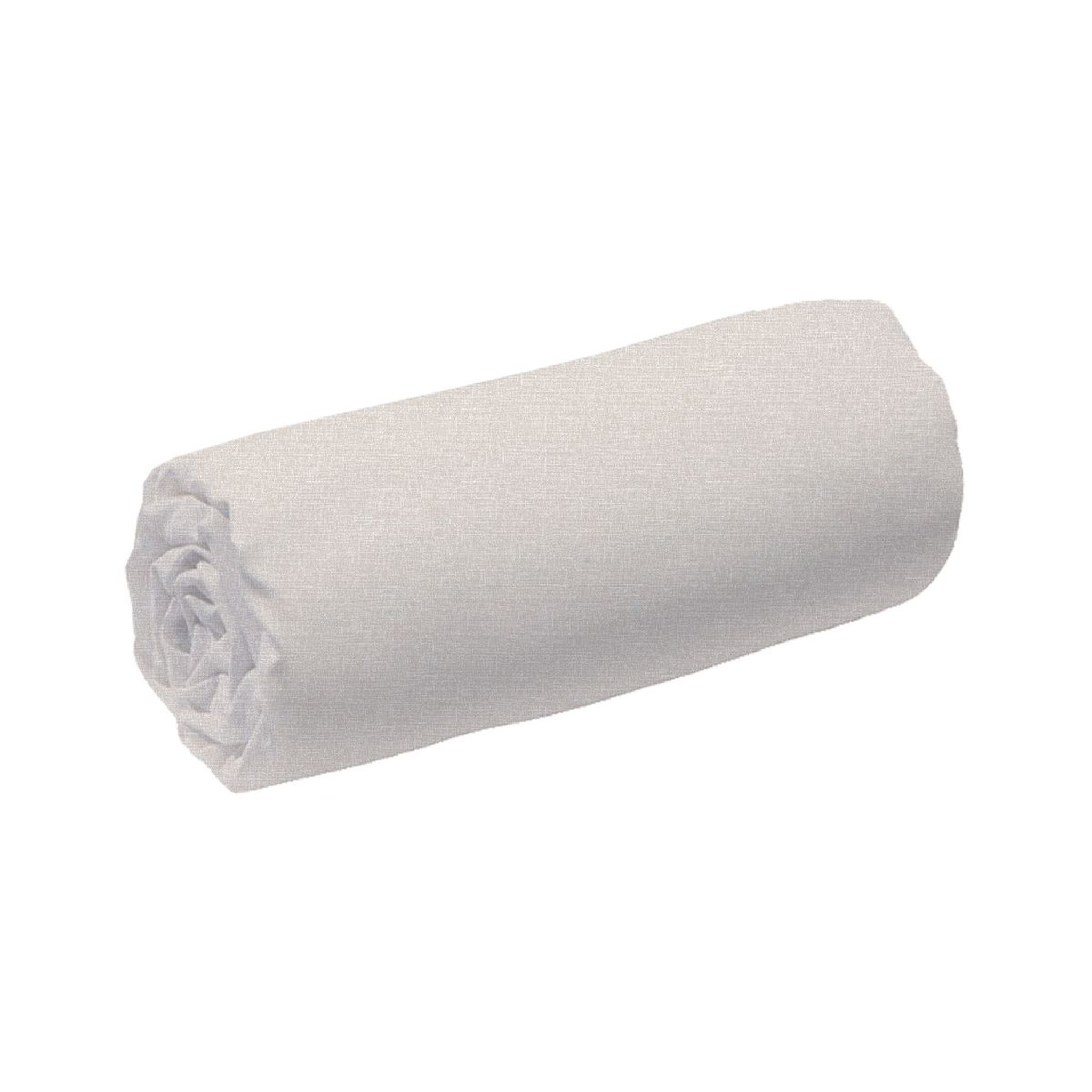 Drap housse uni en coton 57 fils ELEMENT