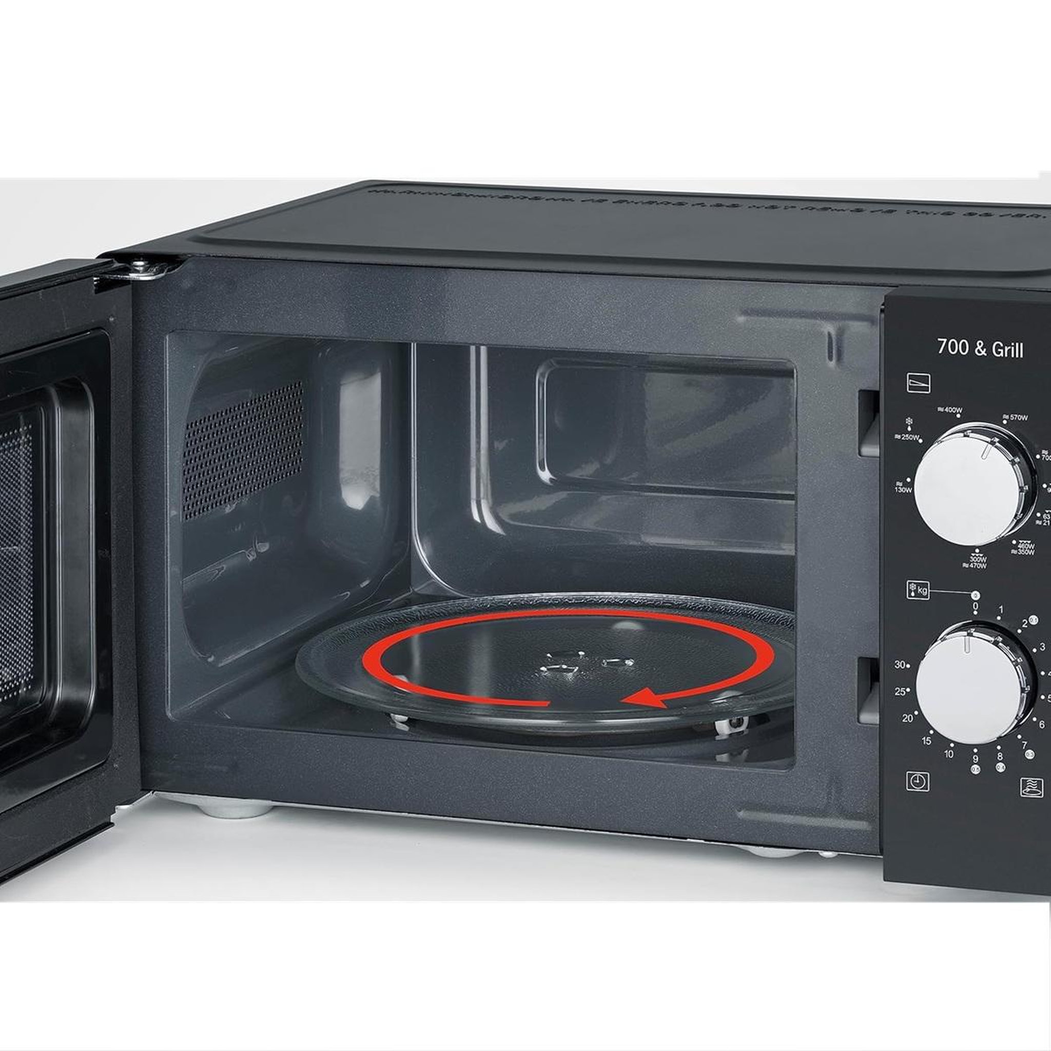 Voir la diapositive 2 : SEVERIN Micro ondes gril 900w 17l noir - mw7781