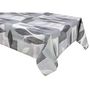 Voir la diapositive 1 : HABITABLE Nappe en toile cirée rectangulaire Opus - 140 x 250 cm - Gris