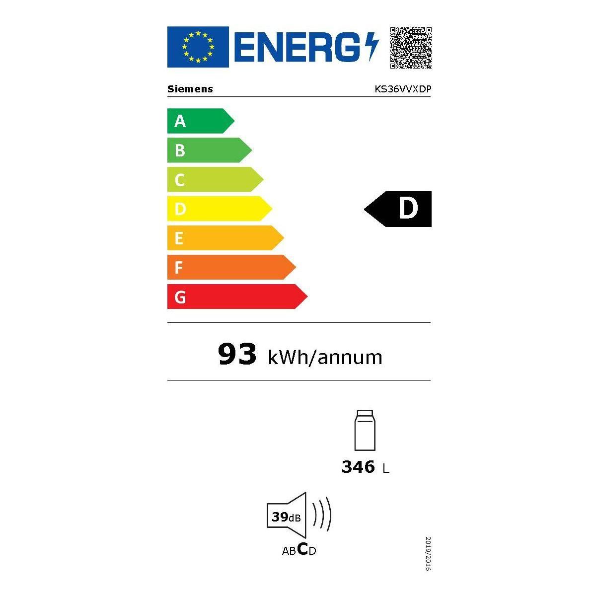 Siemens Réfrigérateur 1 porte KS36VVXDP iQ300, hyperFresh