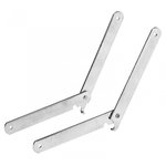 CENTRALE BRICO Lot de 2 compas pour tréteau HETTICH, L.200 mm