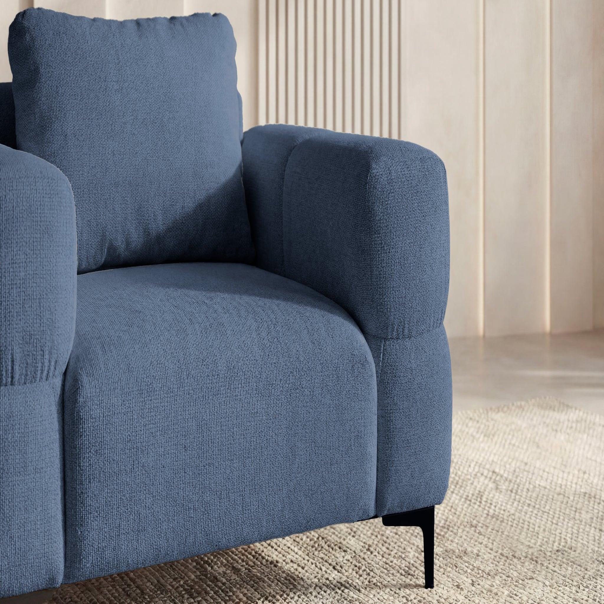 Voir la diapositive 4 : CASANOVA PARIS Elton - fauteuil en tissu lisse