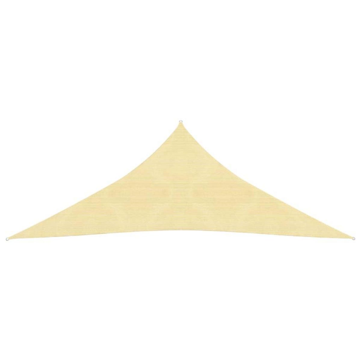 VIDAXL Voile d'ombrage 160 g/m^2 Beige 4x4x4 m PEHD