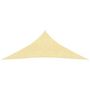 Voir la diapositive 3 : VIDAXL Voile d'ombrage 160 g/m^2 Beige 4x4x4 m PEHD