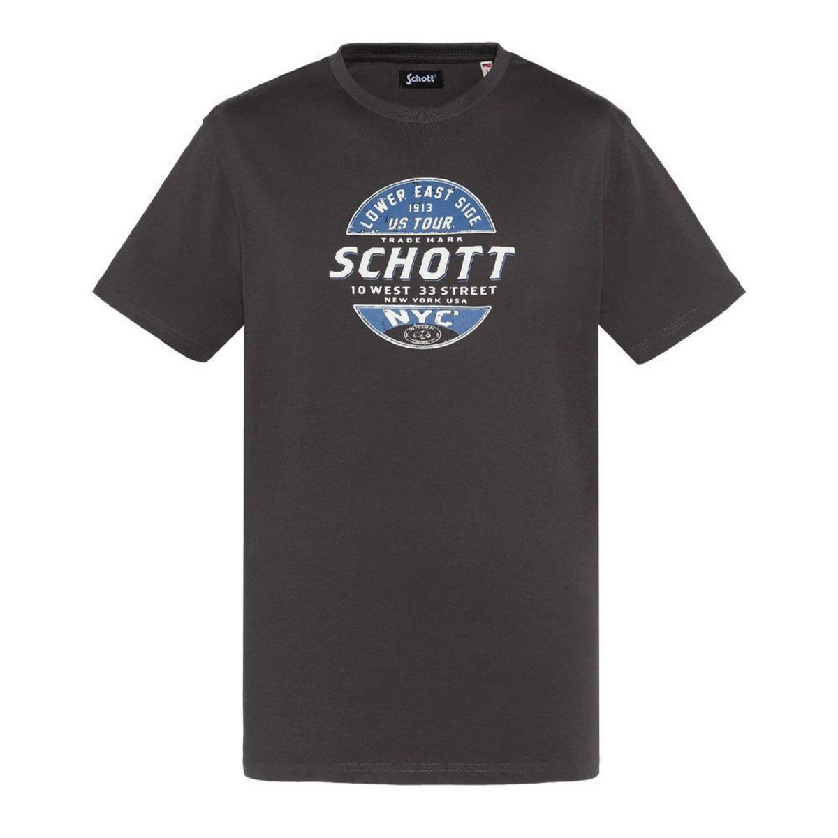 Schott T shirt  Homme Schott TSUSTOUR